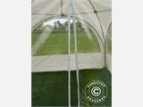 Dome marquee Multipavillon sidewall with window and zip 3x1.95 m, White