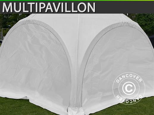Dome marquee Multipavillon sidewall 3x1.95 m, White