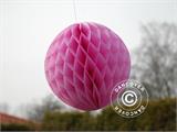 Hunajakennopallo, 30cm, Vaaleanpunainen, 10 kpl 