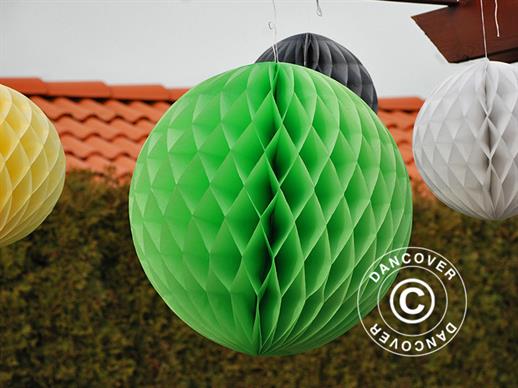 Honeycomb ball, 30 cm, Green, 10 pcs. 