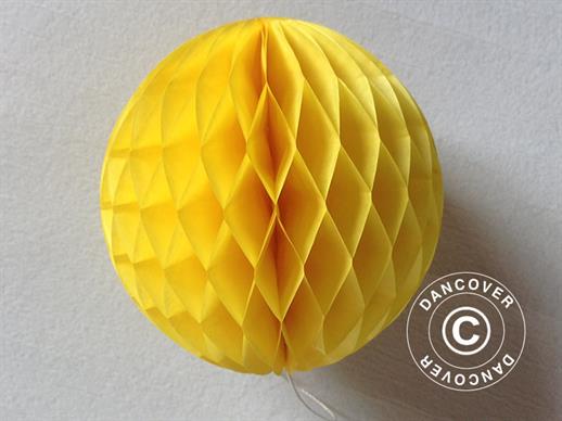 Honeycomb Ball, 50 cm, Yellow, 10 pcs. ONLY 1 SET LEFT