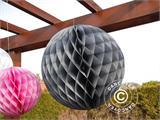 Honeycomb Ball, 50 cm, Grey, 10 pcs. 