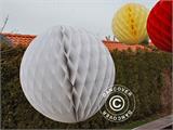 Honeycomb Ball, 50 cm, White, 10 pcs. 