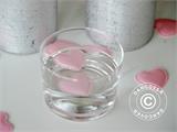Fabric Hearts, 3.8x3 cm, Pink, 1000 pcs. ONLY 6 SETS LEFT