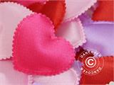 Fabric Hearts, 3.8x3 cm, Pink, 1000 pcs. ONLY 6 SETS LEFT