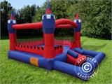 Bouncy Castle 3.6x2.7x2.1 m, Blue/Red ONLY 1 PC. LEFT