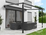 Patio Cover Santa Ynez, 4x3 m, Black/Dark Grey