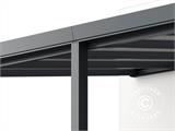 Patio Cover Easy w/Polycarbonate Roof, 3x5 m, Anthracite