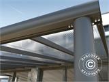 Patio Cover Compact w/Polycarbonate Roof, 3x3.04 m, Anthracite