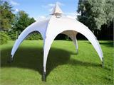 6x6 m Eventtent with panorama windows, white