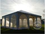 Tente pagode Exclusive 7x7 m PVC, Blanc