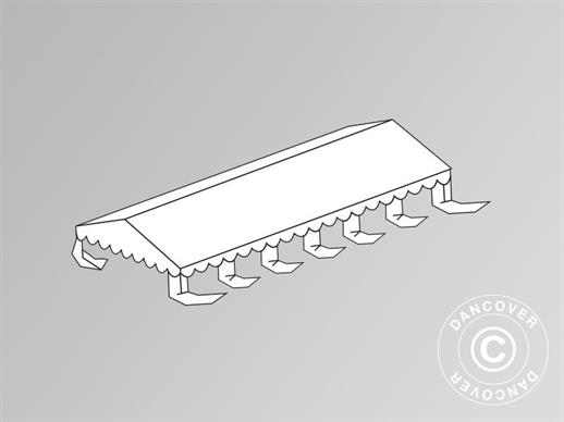 Copertura del tetto per il Tendone per feste Exclusive 5x12m PVC, Bianco