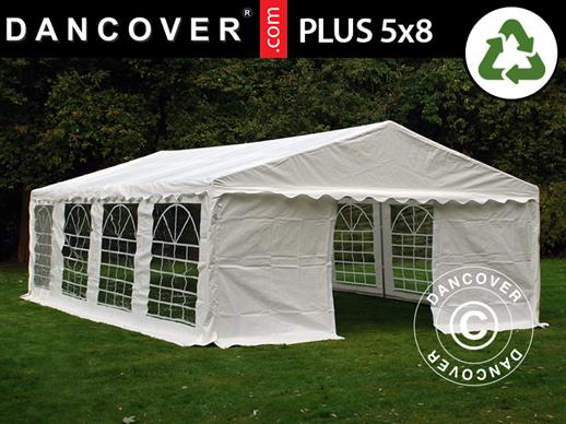 Marquee PLUS 5x8 m PE, White