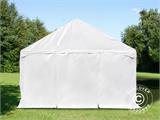 Tente de réception Original 5x10m PVC, "Arched", Blanc