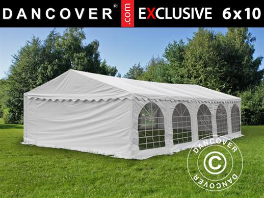 Namiot imprezowy Exclusive 6x10m PCV, Biały