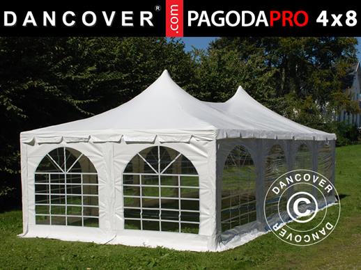 Šventinė palapinė Pagoda PRO 4x8m, PVC