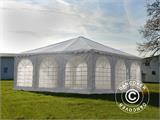 Tente pagode Exclusive 7x7m PVC, Blanc