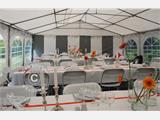 Marquee Exclusive 6x12 m PVC, Grey/White