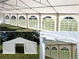 Marquee Exclusive 6x14 m PVC, "Arched", White