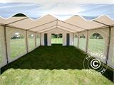 Tenda para festas Original 5x8m PVC, Cinza/Branco