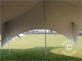 Pole tent 'Star' 6,6x13,2x4,8m, PVC, Vit