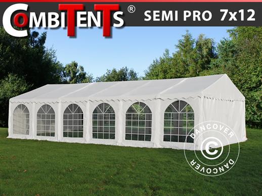Pasākumu telts, SEMI PRO Plus CombiTents® 7x12m 4-vienā, Balts