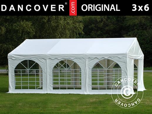 Tendone per feste Original 3x6m PVC, Bianco