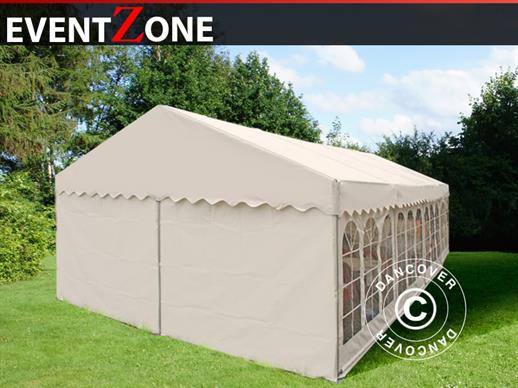 Professionelles Partyzelt EventZone 6x15m PVC, Weiß