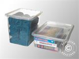 Caja de almacenaje, Basic, 39,5x59,5x43cm, 1 unidades, Transparente