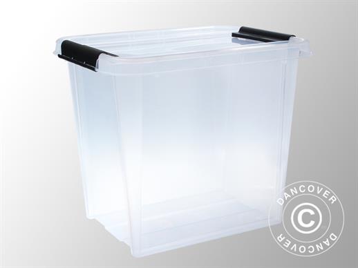 Storage Box, TopStore, 39,6x50,7x43, 2cm, 5 pcs., Clear

