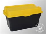 Heavy-duty Storage Box, Elephant XL, 80x51x45 cm, Black/Yellow