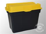 Heavy-duty Storage Box, Elephant XXL, 80x51x62cm, Black/Yellow