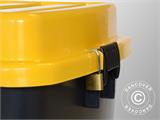 Hochleistungsfähige Aufbewahrungsbox, Hippo, 76x54x71cm, schwarz/gelb