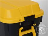 Slitesterk oppbevaringsboks, Super Cargo, 73,5 x 48,5 x 48,5 cm, svart/gul