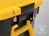 Strapazierfähige Lagerbox, Super Cargo, 73,5x48,5x48,5cm, schwarz/gelb