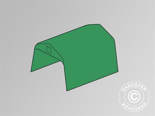 Dakbedekking voor opslagtent PRO 2,4x3,6m PVC, Groen