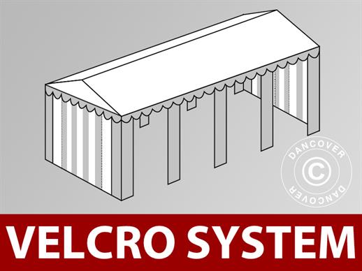 Copertura del tetto in Velcro per il tendone Original 5x8m, Bianco/Grigio