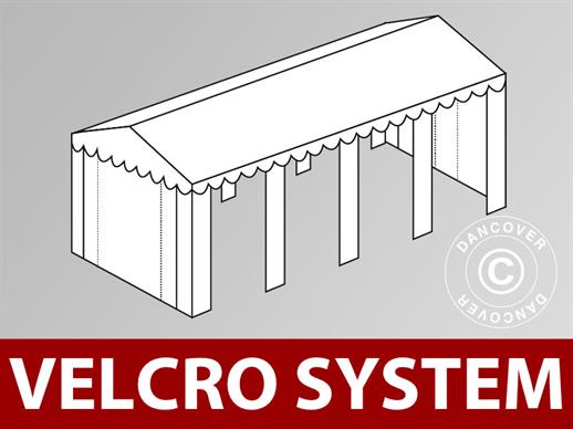 Copertura del tetto in Velcro per il tendone SEMI PRO Plus 4x8m, Bianco