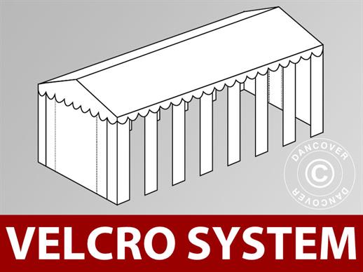 Copertura del tetto in Velcro per il tendone SEMI PRO Plus CombiTents™ 6x14m, Bianco