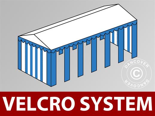 Copertura del tetto in Velcro per il tendone Exclusive 6x12m, Bianco/Blu
