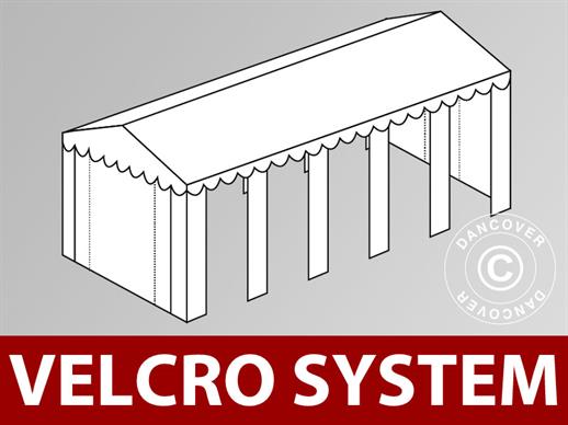 Copertura del tetto in Velcro per il tendone Exclusive CombiTents® 6x10m, Bianco