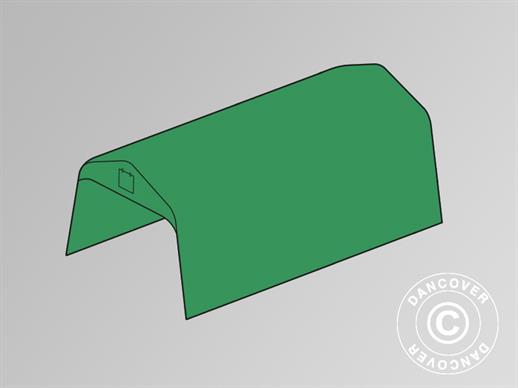 Roof cover for Portable Garage PRO 3.6x7.2 m PVC, Green