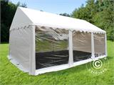 Sidewall kit with Panorama windows for marquee Original, 6x6 m, White