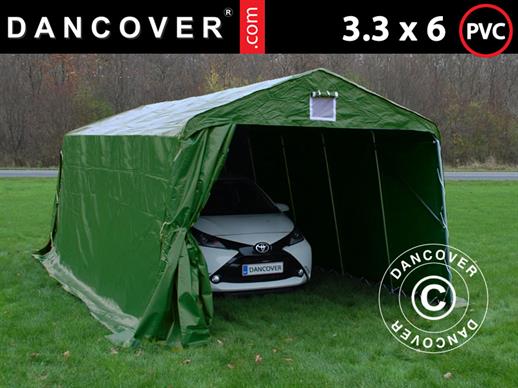 Portable Garage PRO 3.3x6x2.4 m PVC, Green