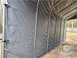 Tenda garage PRO 3,77x7,3x3,18m PVC, Grigio