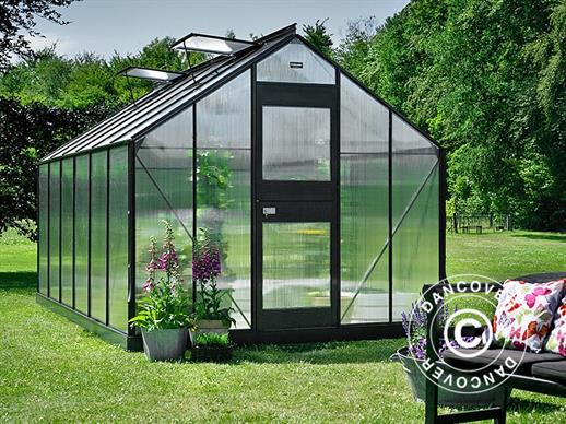 Greenhouse Polycarbonate Juliana Junior 12.1 m², 2.77x4.41x2.57 m, Anthracite