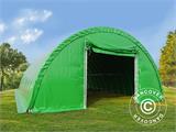 Arched Storage tent 9.15x20x4.5 m, PVC, Green