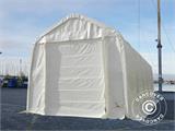 Tente de stockage Oceancover 5,5x15x4,1x5,3m, PE, Blanc