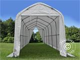 Tente de Stockage multiGarage 3,5x8x3x3,8m, Blanc