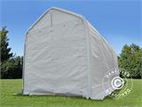 Tente de Stockage multiGarage 4x14x4,5x5,5m, Blanc